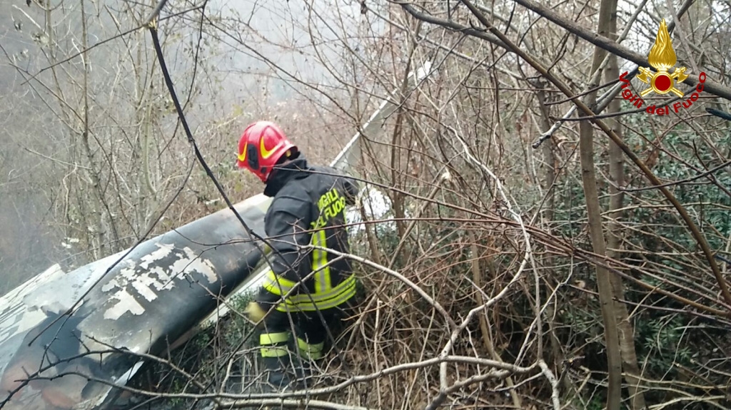  PRECIPITA UN AEREO DA TURISMO A NEGRAR DUE MORTI